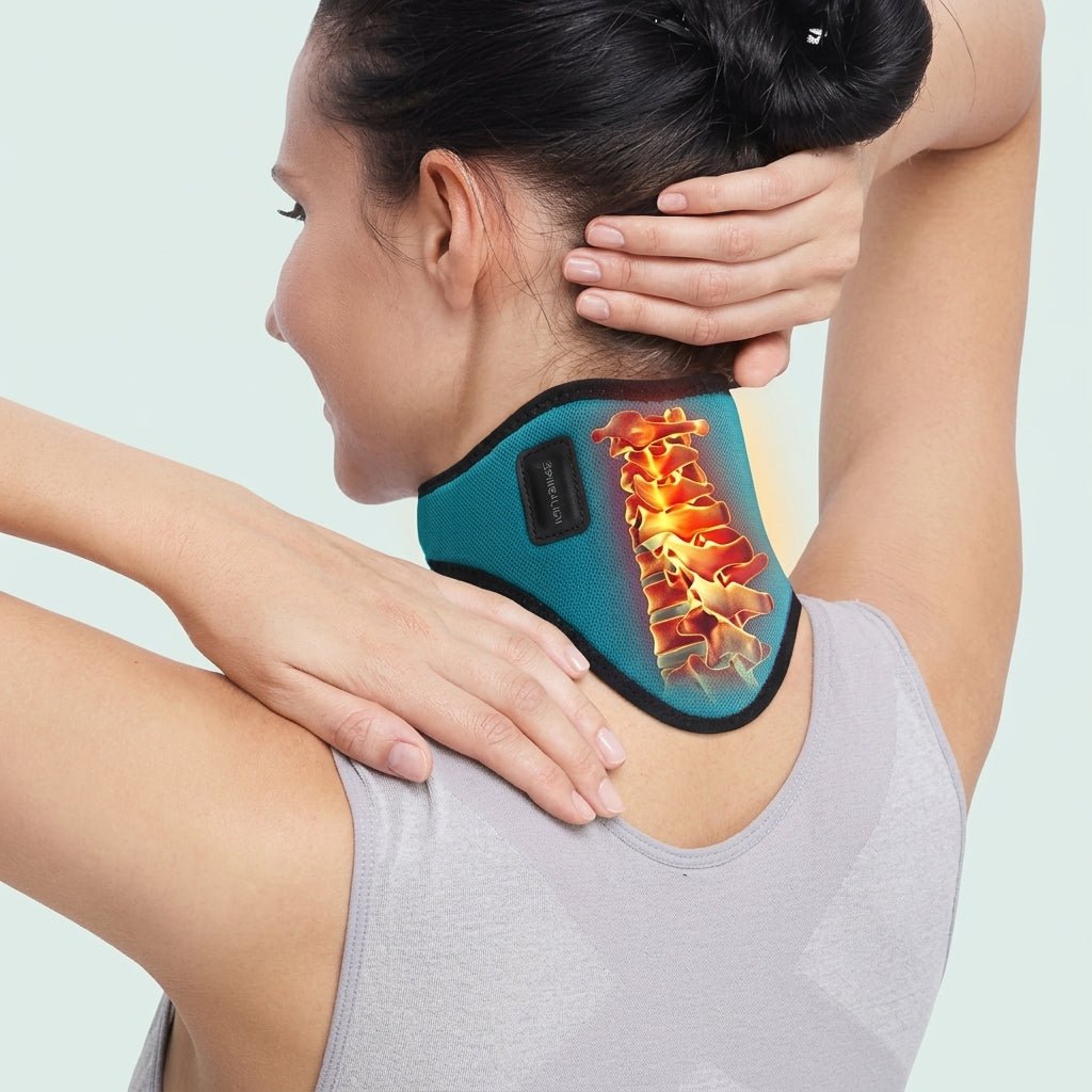 Podgrzewany Stabilizator Szyi z Regulacją Temperatury – Terapia Ciepłem na Ból i Napięcie Mięśni 1
