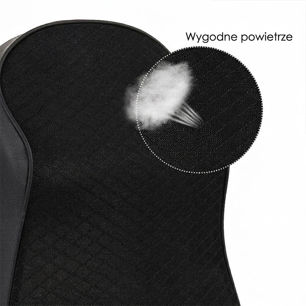 Poduszka Samochodowa na Szyję z Pianki Pamięci – Ergonomiczna, Zdejmowany Pokrowiec 11