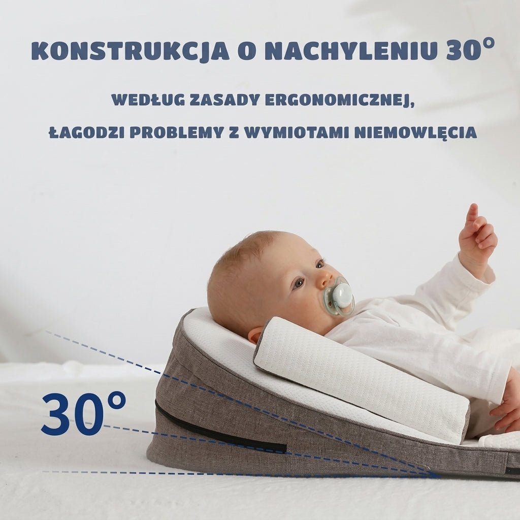 Poduszka dla Dziecka z Refluksem – Wodoodporna, Zdejmowana 90x45 cm  15