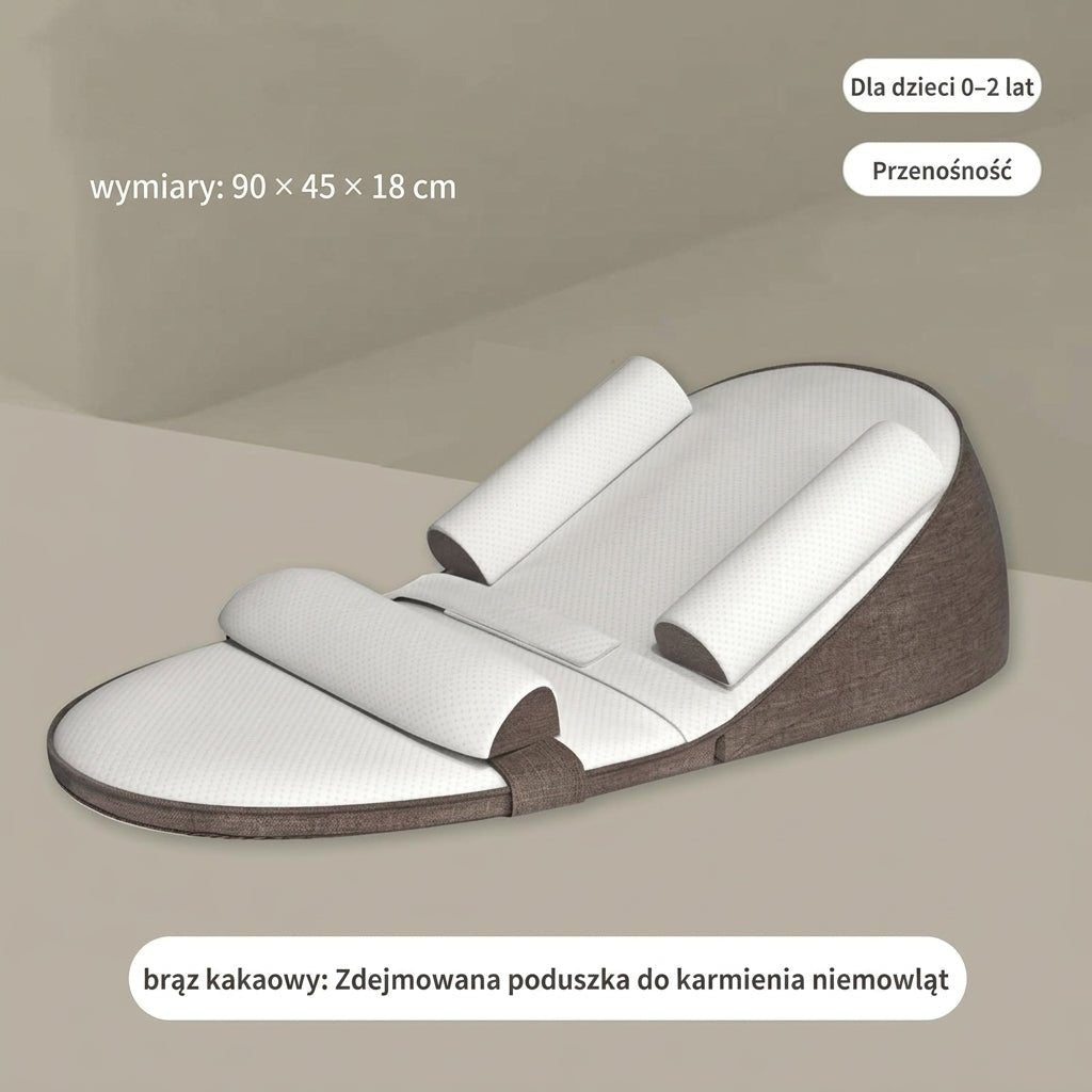 Poduszka dla Dziecka z Refluksem – Wodoodporna, Zdejmowana 90x45 cm  2