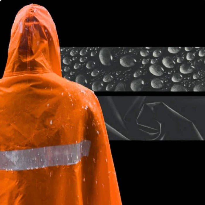 Ponczo Przeciwdeszczowe Oversize – Lekka Ochrona od Stóp do Kolan na Zewnątrz 2