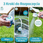 Prysznic Kempingowy Przenośny z Akumulatorem 4000 mAh 15