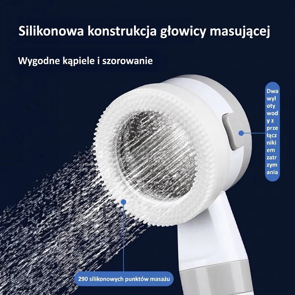 Prysznic Kempingowy Przenośny z Akumulatorem 4000 mAh 17