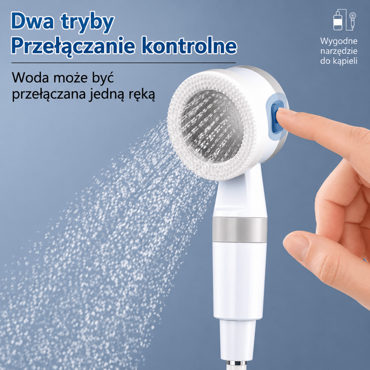Prysznic Kempingowy Przenośny z Akumulatorem 4000 mAh 9