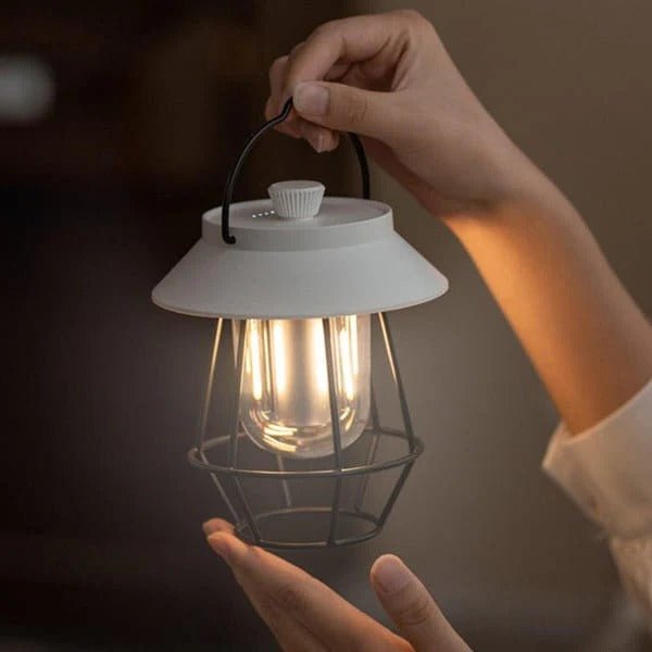 Przenośna Lampa Stołowa Bezprzewodowa Czarna z Regulacją Temperatury Barwowej USB 1