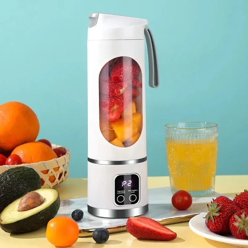 Przenośny Blender 450 ml z Mocnym Silnikiem i 8 Ostrzami do Koktajli 6