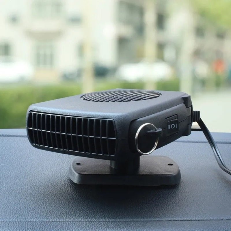 Przenośny Grzejnik Samochodowy 12V z Obrotową Podstawą 360° i Wentylatorem 1