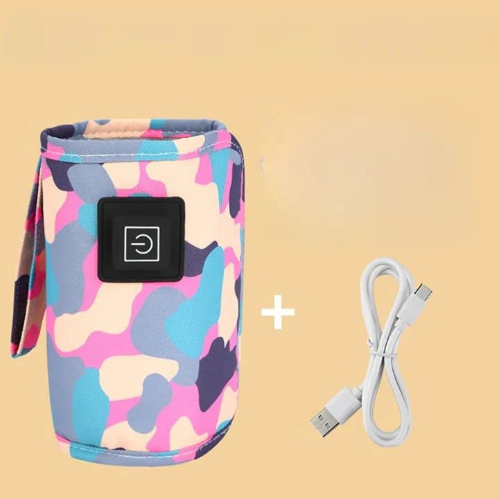 Przenośny Podgrzewacz Do Butelek USB - Idealny Podgrzewacz Do Mleka Dla Niemowląt 0