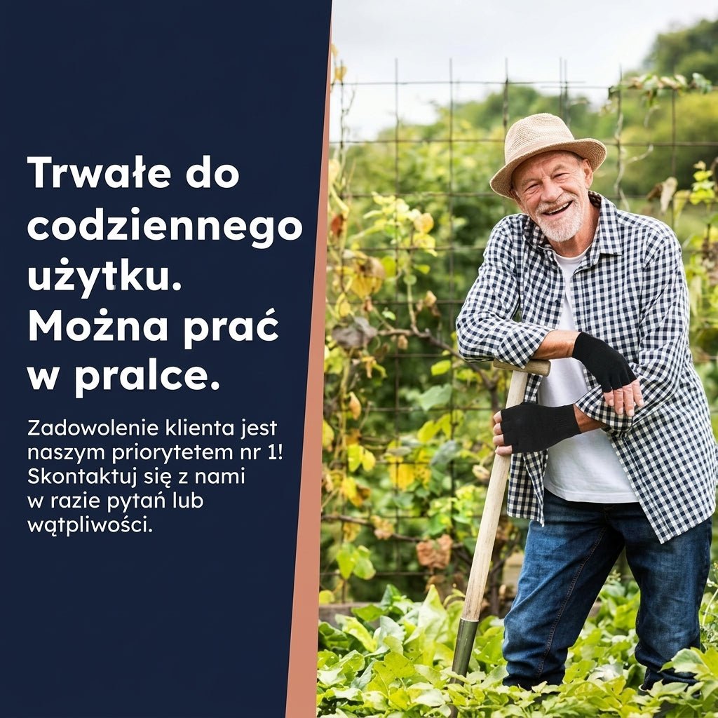 Rękawiczki Uciskowe na Zapalenie Stawów z Miedzią – Antypoślizgowe, Otwarte Palce 2