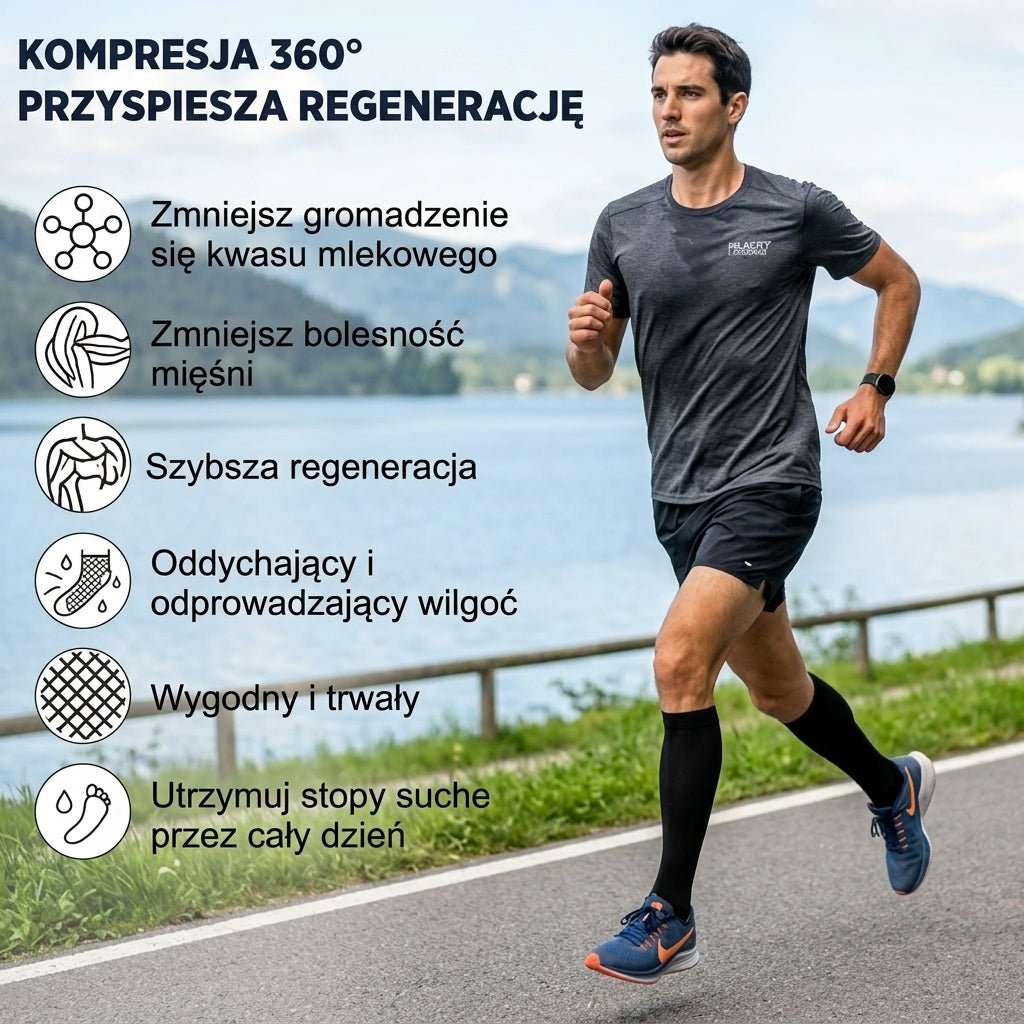 Skarpetki Uciskowe 20-30 mmHg – Miedziane, 7 Par dla Kobiet i Mężczyzn do Treningu i Regeneracji 10