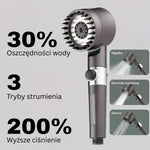 Słuchawka z filtrem, mocny prosty strumień