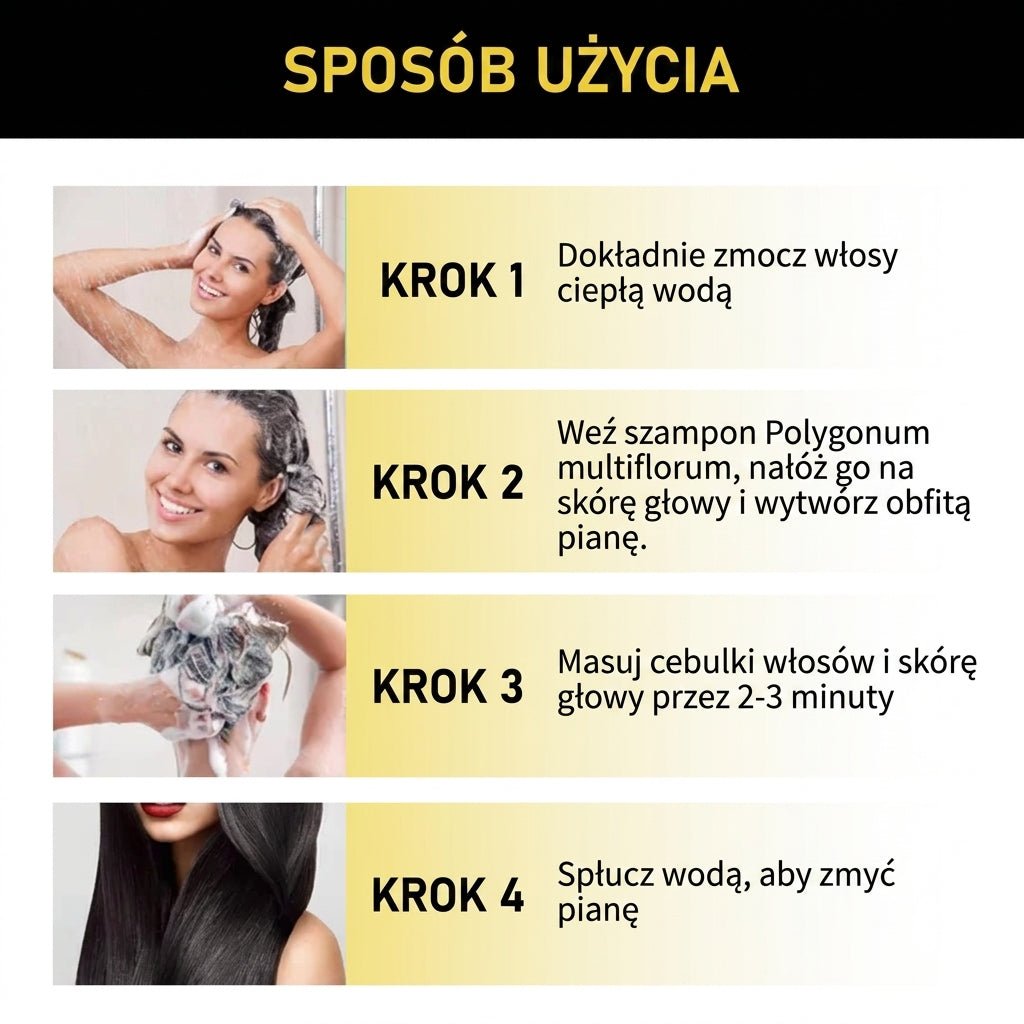 Szampon do Włosów Farbujący na Czarno – Naturalna Koloryzacja z Ekstraktami Roślinnymi 7