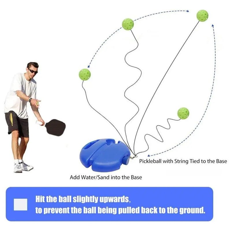 Trener Pickleball z Świecącą Kulą i Przyczepną Podstawą do Koordynacji 3