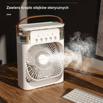 Wentylator, Klimatyzator i Nawilżacz 3 w 1 – Przenośny z Oświetleniem LED do Użytku w Domu i Biurze 5
