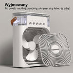 Wentylator, Klimatyzator i Nawilżacz 3 w 1 – Przenośny z Oświetleniem LED do Użytku w Domu i Biurze 6