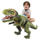 Zdalnie Sterowany Dinozaur T-Rex z LED - Chodząca i Ryczy Zabawka dla 3 Latka 1