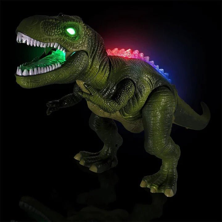Zdalnie Sterowany Dinozaur T-Rex z LED - Chodząca i Ryczy Zabawka dla 3 Latka 2