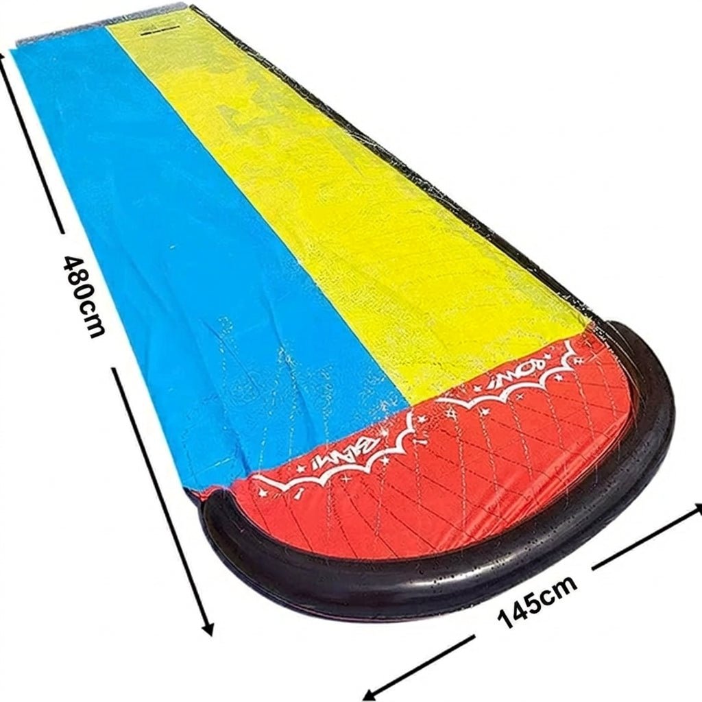 Zjeżdżalnia Dmuchana dla Dzieci z Funkcją Wodną – Bezpieczna i Trwała na Podwórko 480 x 140 cm 3