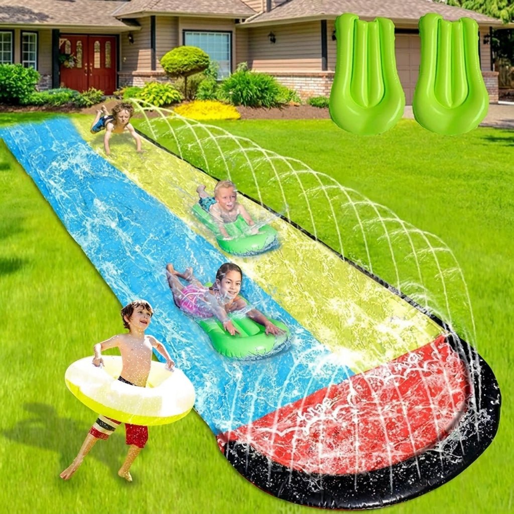 Zjeżdżalnia Dmuchana dla Dzieci z Funkcją Wodną – Bezpieczna i Trwała na Podwórko 480 x 140 cm 1