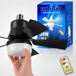 Wentylator Sufitowy z Lampą LED i Pilotem – Cicha Praca, Regulacja Jasności 1