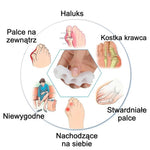 Ortopedyczna Szyna Palca Młotkowatego - Korektor Haluksów i Bólu Stóp z Silikonu 6