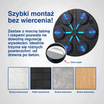 Samoprzylepny tył elektronicznej tarczy bokserskiej na różnych powierzchniach