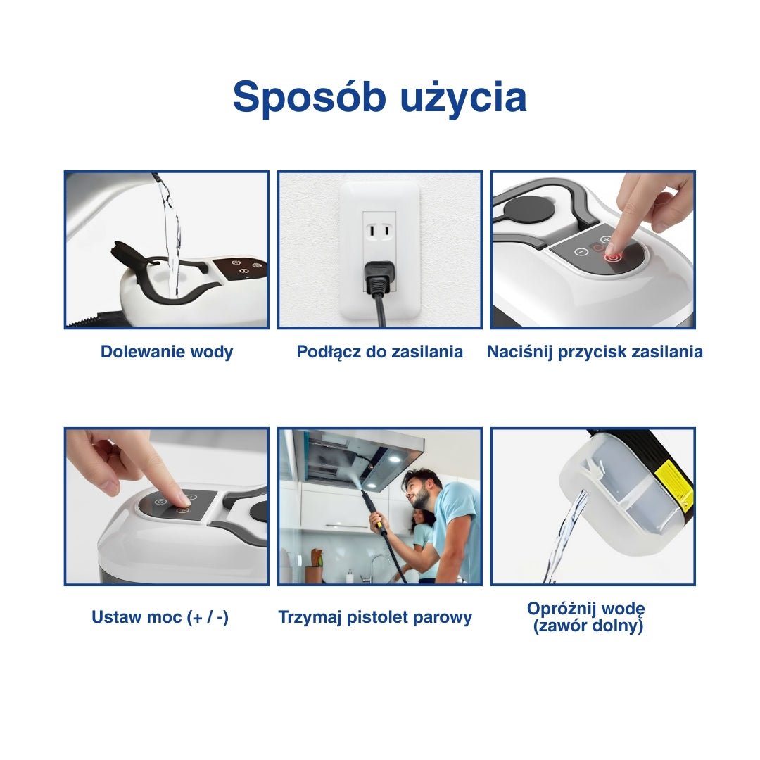 Instrukcja użycia myjki wysokociśnieniowej